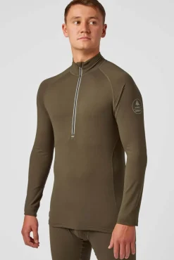 Bodyfit Zip Neck