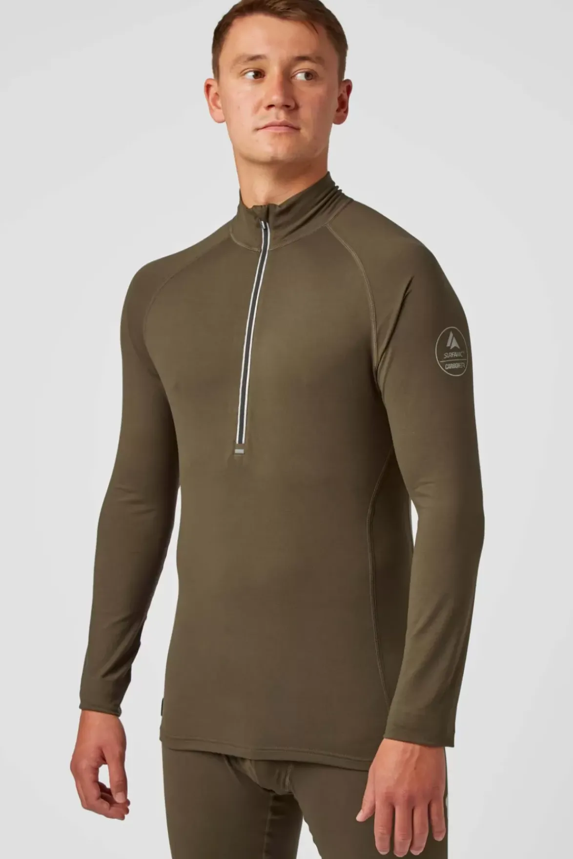 Bodyfit Zip Neck