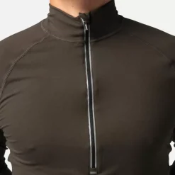 Bodyfit Zip Neck