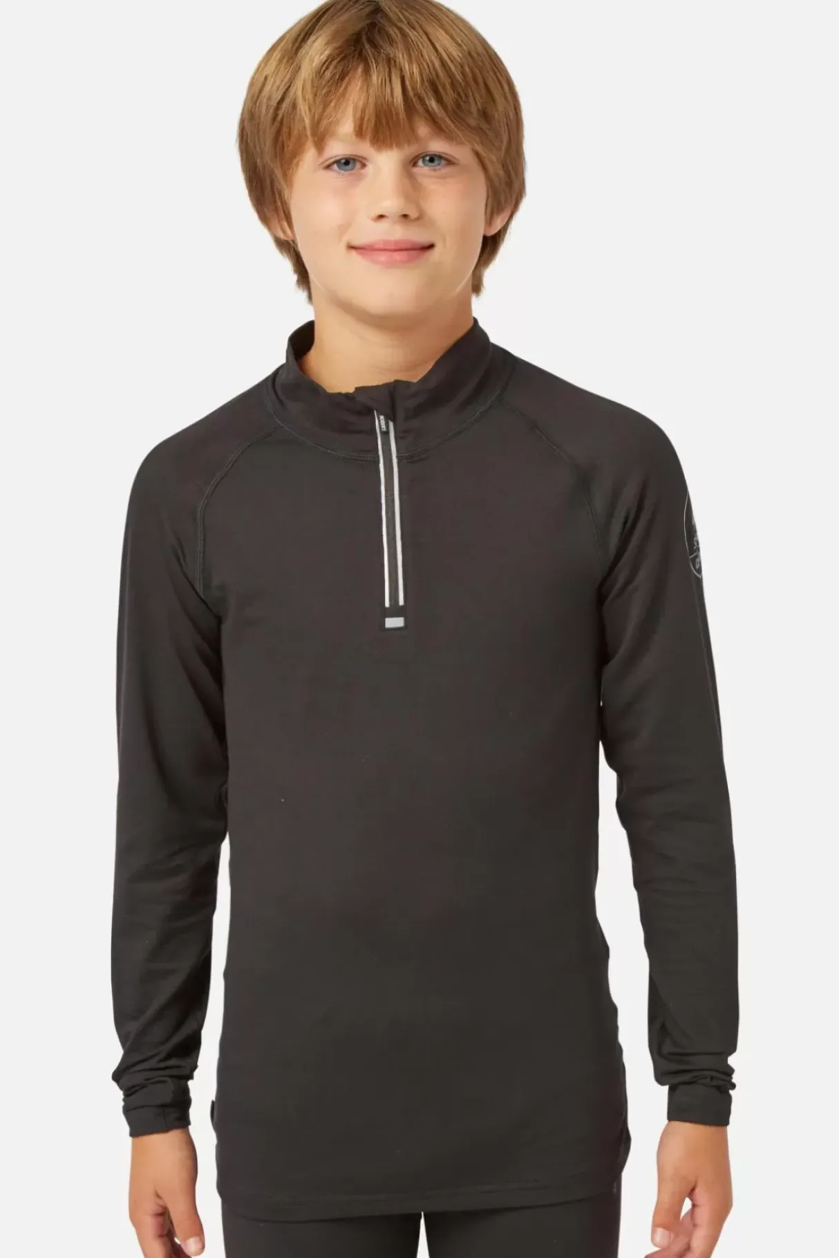 Kids * Base Layers>Bodyfit Zip Neck