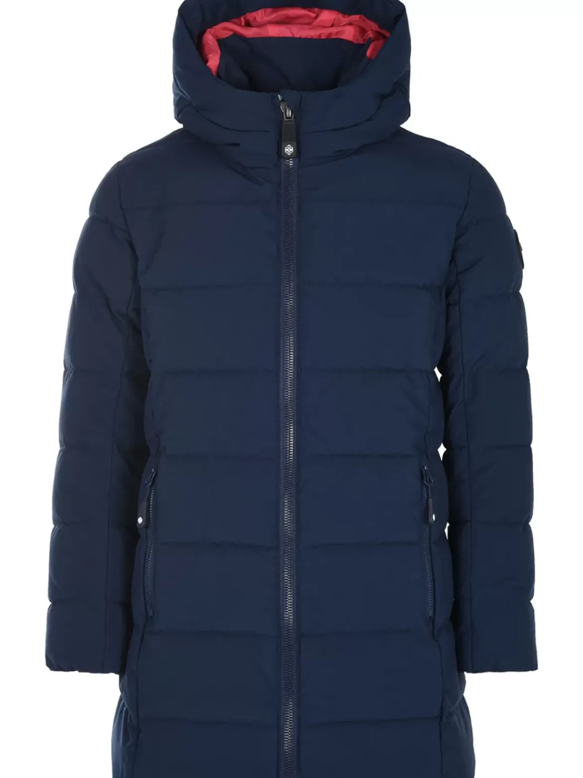 Confetti Longline Faux Down Jacket