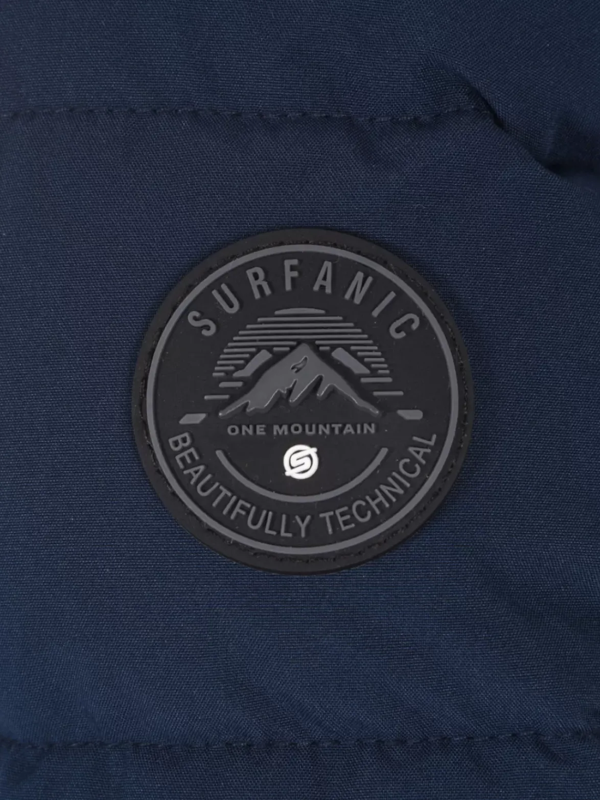 Confetti Longline Faux Down Jacket