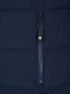 Confetti Longline Faux Down Jacket