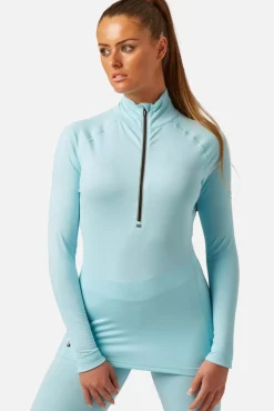 Women * Base Layers>Cozy Zip Neck