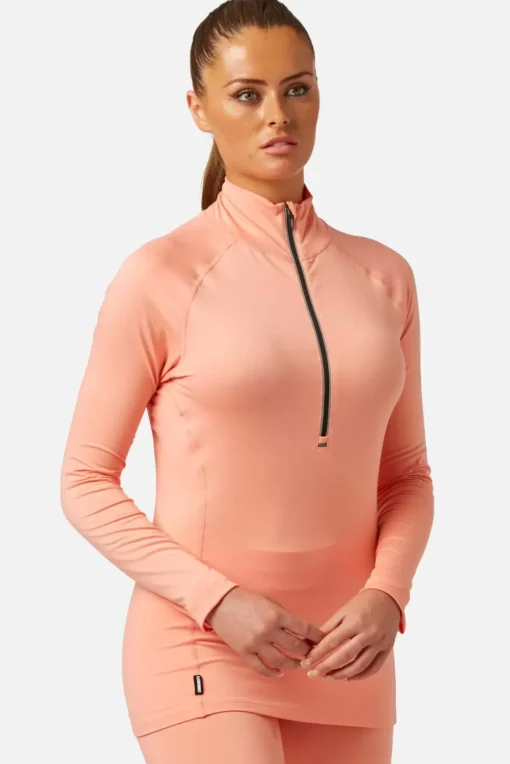 Women * Base Layers>Cozy Zip Neck