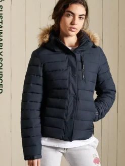 Women Superdry Insulated & Down Fill Jackets></noscript>Classic Faux Fur Fuji Jacket