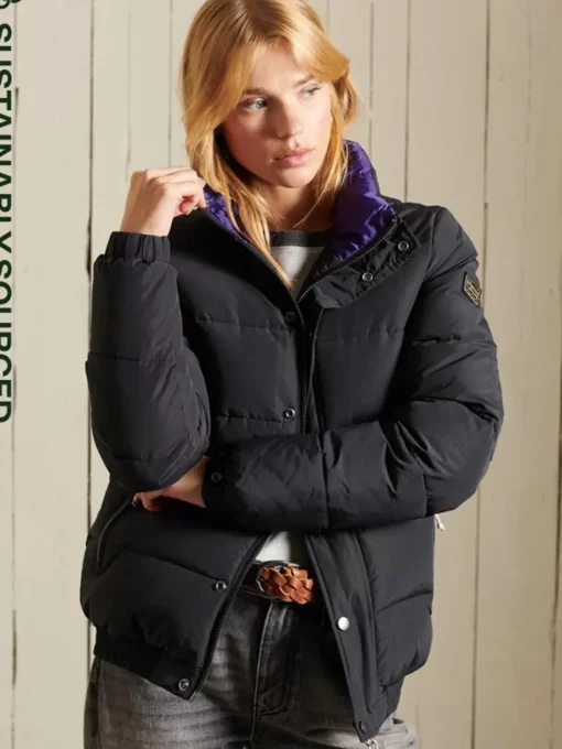 Women Superdry Insulated & Down Fill Jackets>Source Retro Puffer