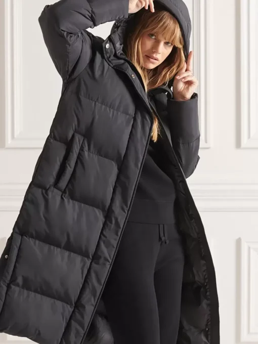 Women Superdry Insulated & Down Fill Jackets>Studios Longline Duvet Coat