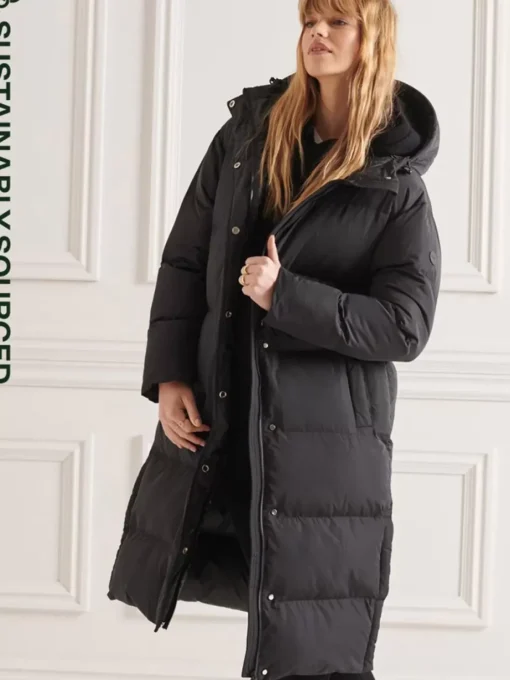 Women Superdry Insulated & Down Fill Jackets>Studios Longline Duvet Coat