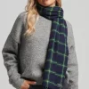 Women Superdry Scarves & Snoods>Vintage Check Scarf