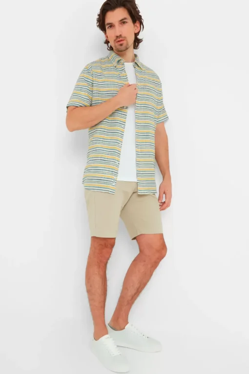 Men Tog24 Shirts>Harold Short Sleeve Stripe Shirt