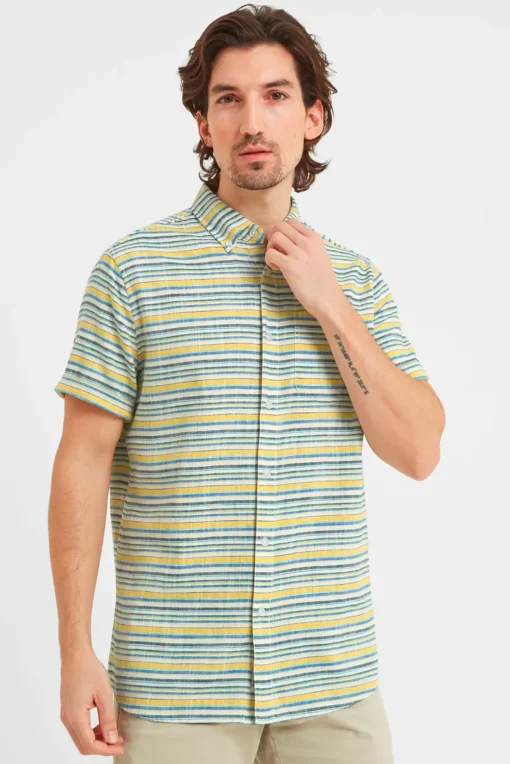 Men Tog24 Shirts>Harold Short Sleeve Stripe Shirt