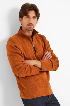 Tog24 Pearson Knitlook Fleece Zipneck