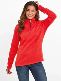 Tog24 Pearson Knitlook Fleece Zipneck