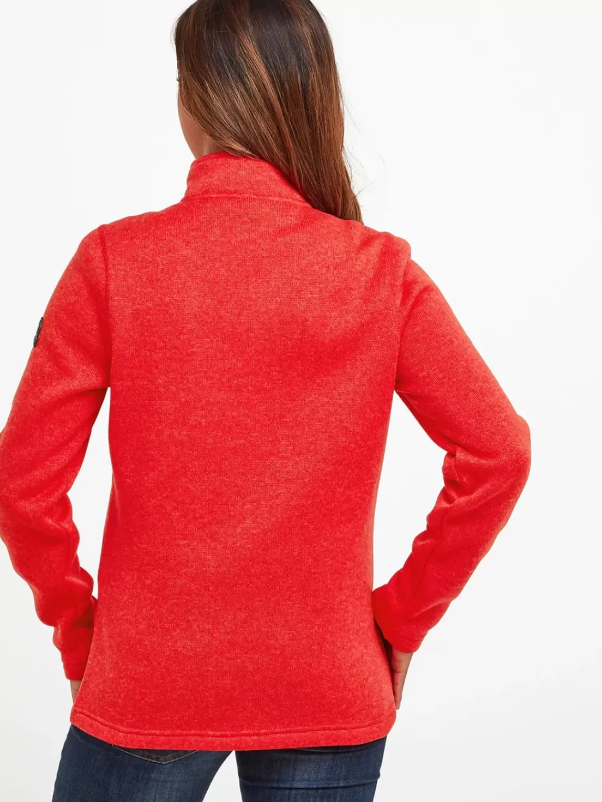 Tog24 Pearson Knitlook Fleece Zipneck